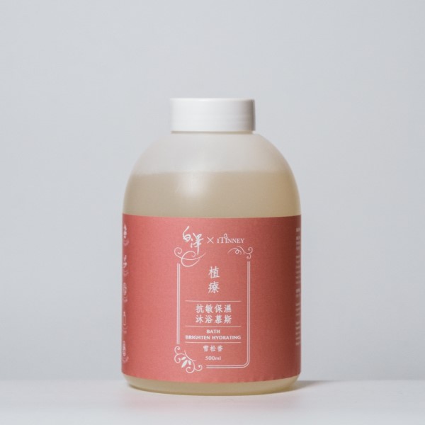 植療抗敏保濕沐浴慕斯｜舒緩濕疹問題｜500ml｜台灣製造｜雪松香｜白澤 x iTinney